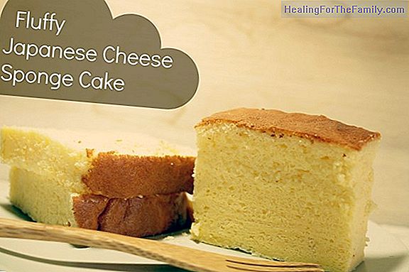 Japanese cheese cake with three ingredients