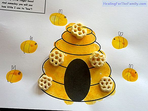 Bee hive. Crafts for children