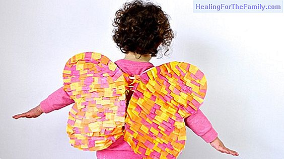 Butterfly wings. Costume crafts for children