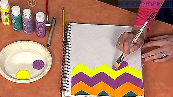 Home painting for children. Fun children's crafts