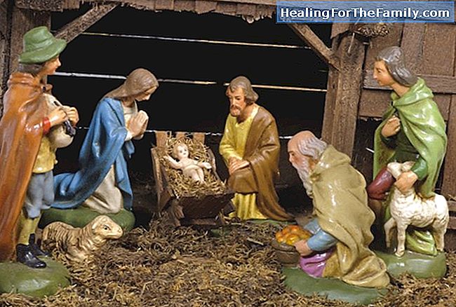 Geburt Christi, in der die Biene bestanden hat. Gedichte für Kinder
