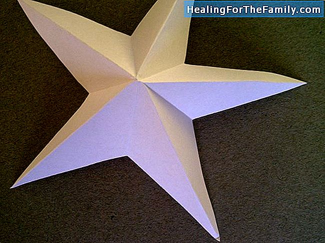Origami Weihnachtskugel. Papier Handwerk