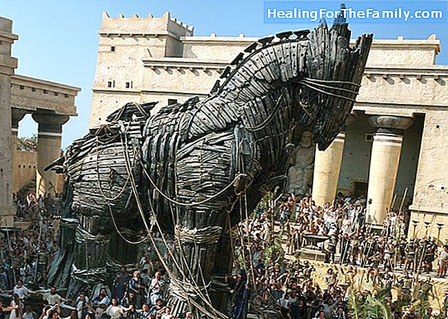Das Trojanische Pferd. kurze Legenden der griechischen Mythologie