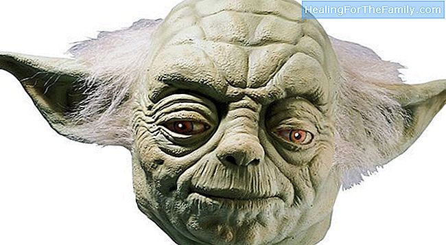 Yoda-Maske. Kinderkostüme
