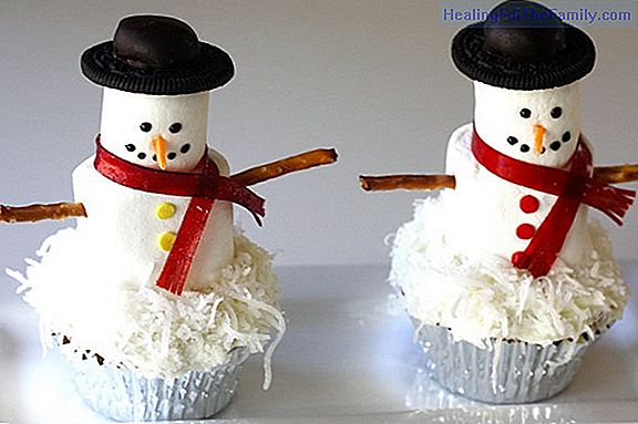 Homemade snowmen. Crafts and Christmas recipes