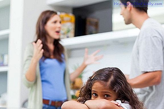 When parents argue in front of children