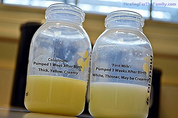 Colostrum, the first breast milk for the baby