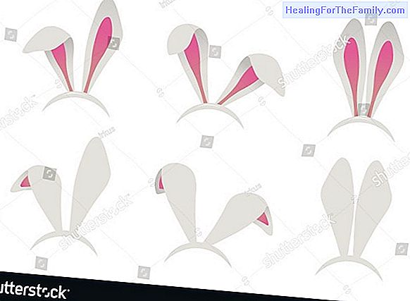 Headband of rabbit ears. Handicrafts with balloons