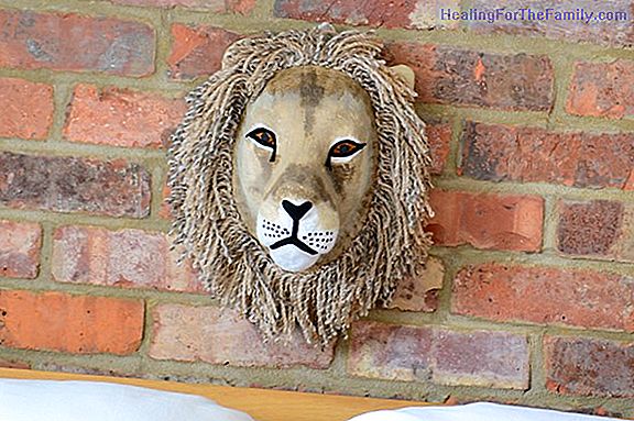 How to make, step by step, a lion mask