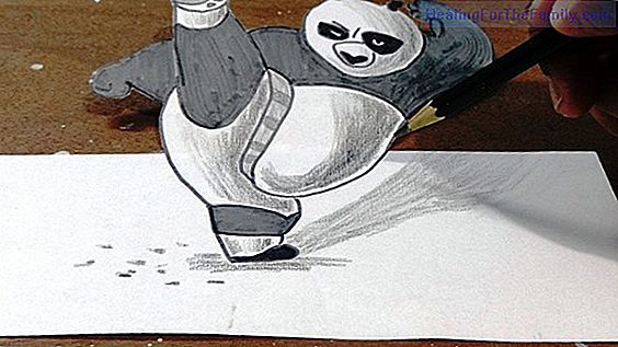 How to make, step by step, a panda mask