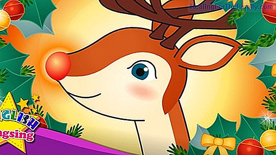Rudolph, the red nosed reindeer. Carols in English for children