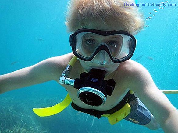 Scuba diving or diving for children