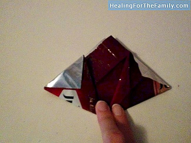 Origami joulupallo. Paperituotteet