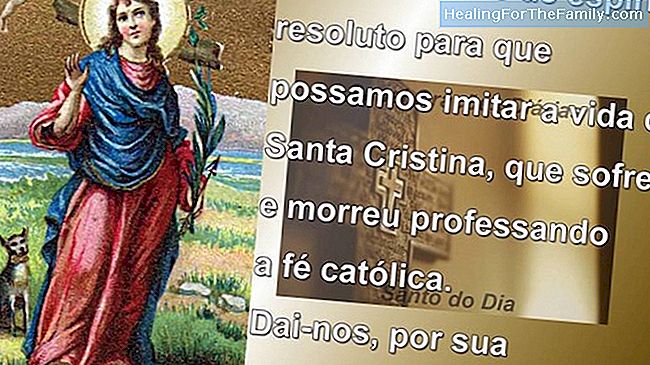 Santa Cristinan päivä 24. heinäkuuta. Nimet tyttöjä