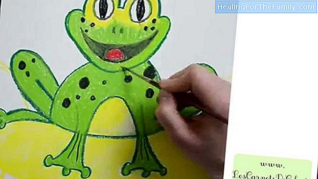 Comment dessiner une grenouille. dessins d'enfants