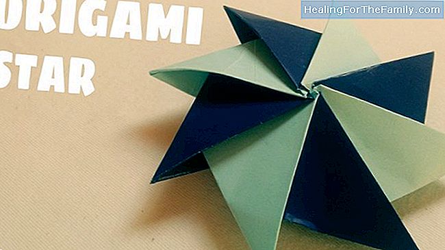 Boule de Noël origami. artisanat papier