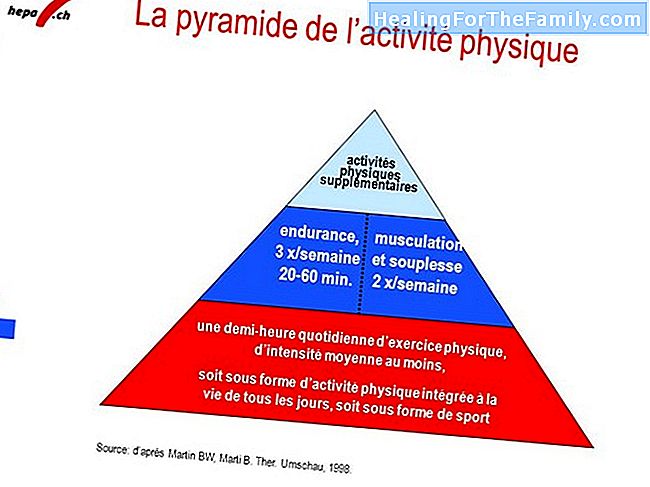 La pyramide de l'activité physique pour les enfants