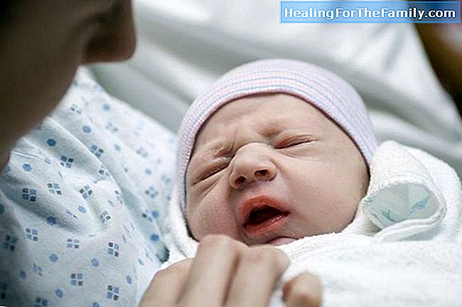 Engordaderas eller støt på huden til nyfødte