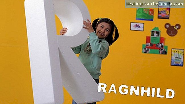 Twister for barn med bokstaven R