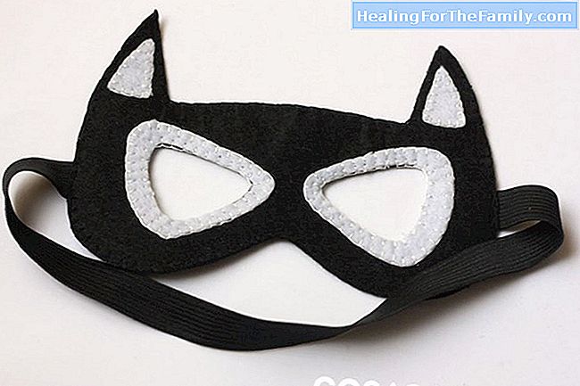 Máscaras de Batman e Catwoman para disfarces infantis