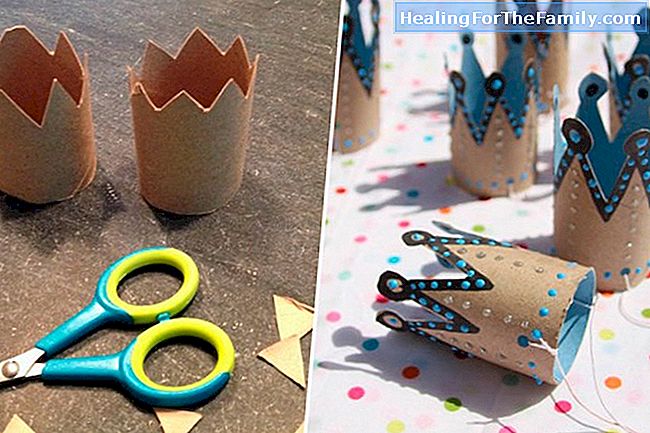Artesanato de reciclagem infantil com rolos de papel