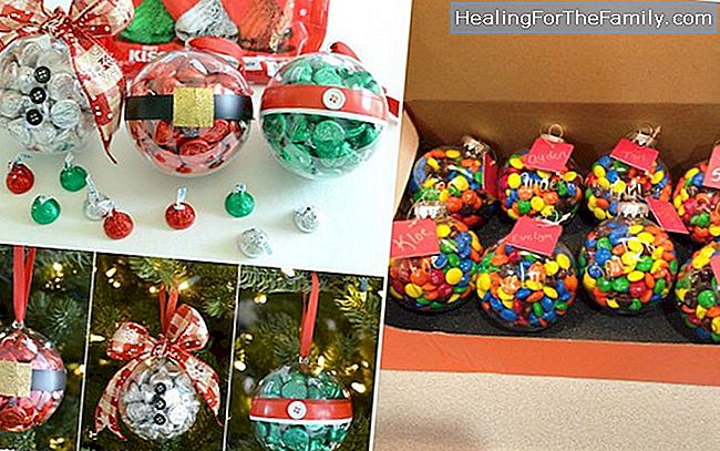Cum să-și încheie cadouri de Crăciun bomboane în formă de