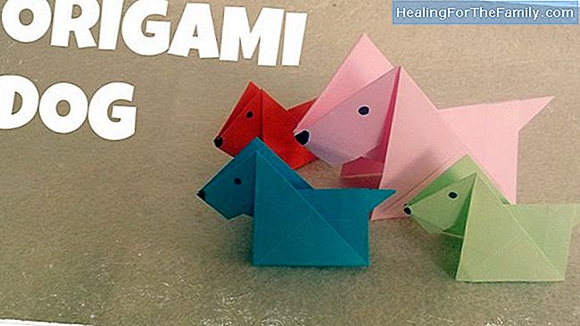 Video hantverk origami för Halloween