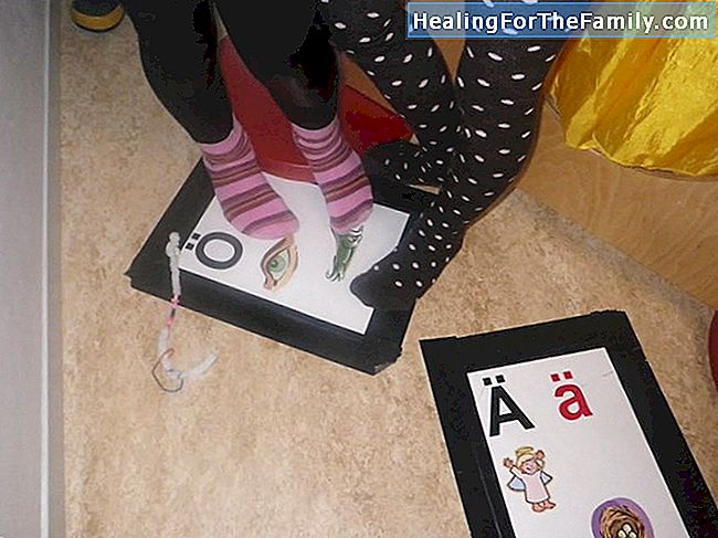 Twister för barn med bokstäverna G och J