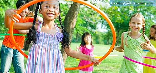 Vorteile spielen Hula-Hoop für Kinder