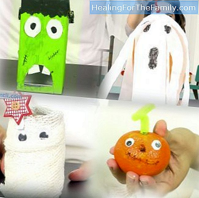 5 Halloween hantverk att dekorera huset med barn