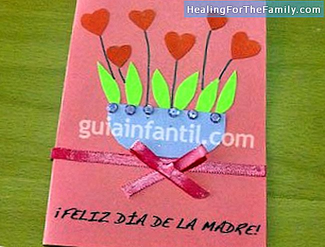 Kortti potin sydämet, käsitöitä Äitienpäivä