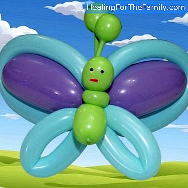 Wie einen Schmetterling mit Ballons machen