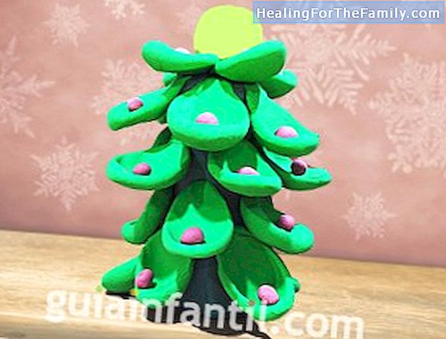 Wie eine Weihnachtsbaum Knetmasse machen
