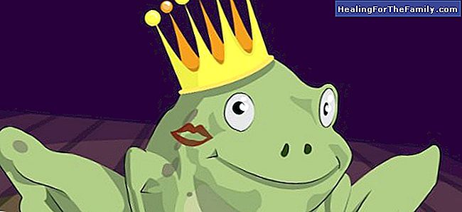 Frosker ber om konge. Barn Æsops fabel