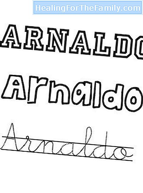 Dagen av Saint Arnaldo, 10 februari. Namn för barn