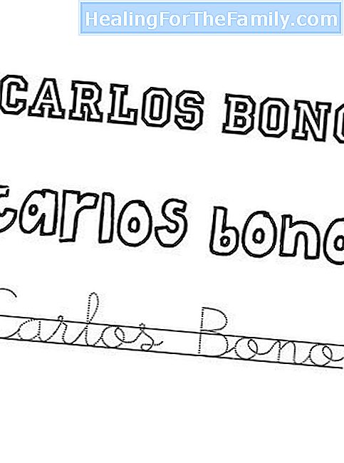 יום של סנטו קרלוס בונו, 2 במרץ. שמות לילדים
