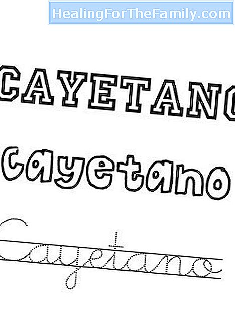 Santo Cayetanon päivä 7. elokuuta. Nimet lapsille
