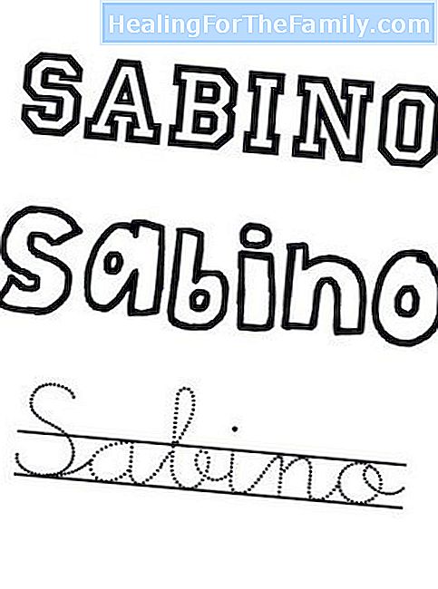 Dagen for saint Sabino, 30. desember. Navnene til barn