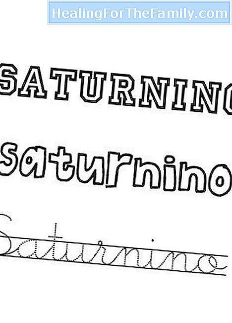 Dag van Saint Saturnino, 29 november. Namen voor kinderen