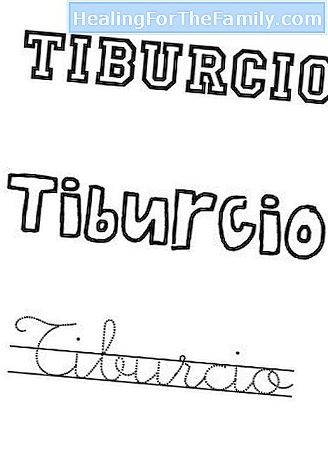 Dagen for Saint Tiburcio, 14. april. Navne for barn