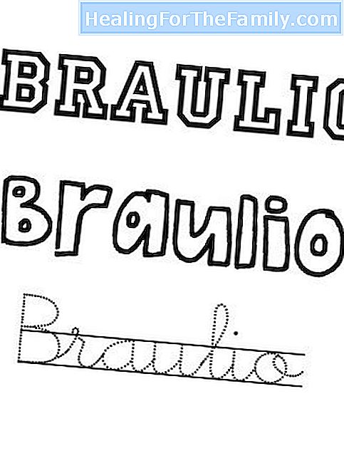 Dagen for Saint Braulio, 26. mars. Navnene til barn